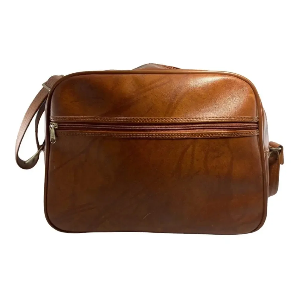 American Tourister Vintage Brown Carry On Luggage Bag